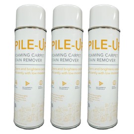 Jani-Source Pile-Up Foaming Carpet Stain Remover, Foaming Aerosol, 18 oz Net (3, 3 Pack)