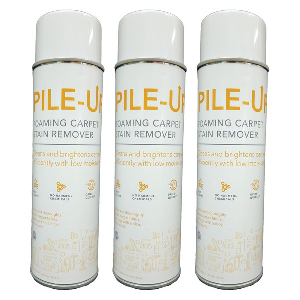 Jani-Source Pile-Up Foaming Carpet Stain Remover, Foaming Aerosol, 18 oz