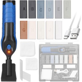 Namolit Juego de Herramientas de reparación de Bricolaje para Pisos de PVC Juego de Herramientas de reparación de Muebles multifunción Juego de Herramientas para Rellenar Grietas con Orificios
