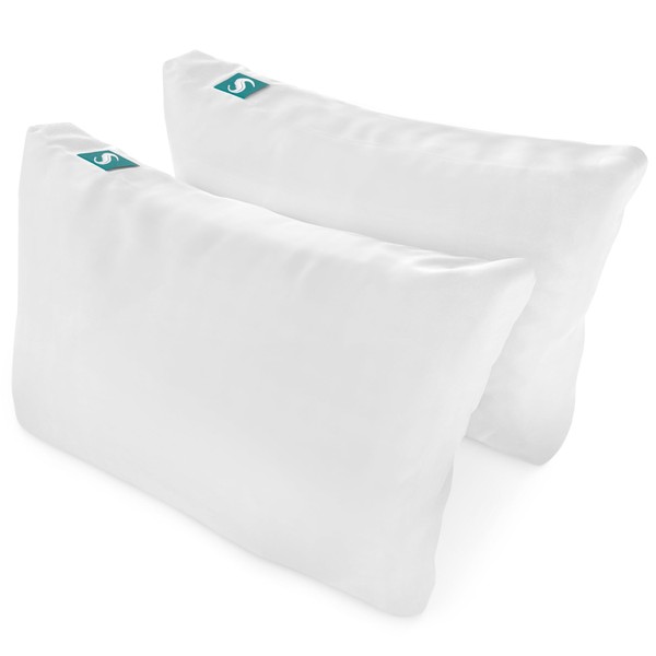 Sleepgram Sleepgram 2 Pack Sleeping Pillows for Bed, Queen, White