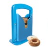 Bagel Slicer, Safety Handle, Safety Shield, Bagel Cutter Stainless Steel