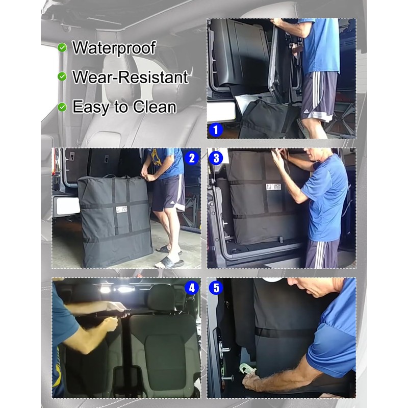 Front Hard Top Storage Bag Compatible with Ford Bronco 2/4