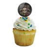 Poison Skull and Crossbones with Snake Foxglove Cupcake Picks Toppers