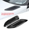 TKSE Air Vent Wing Trim, Universal Carbon Fiber Exterior Hood