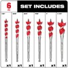 Milwaukee 48-13-0600 Speed Feed Wood Bit 6-1/2" Set - 6