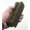 Solid Hand® Brown Wooden Natural Horse Hair Bristle Brush for