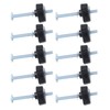 10 Sets T Track Knobs Stainless Steel M8x100mm Threaded Bolt