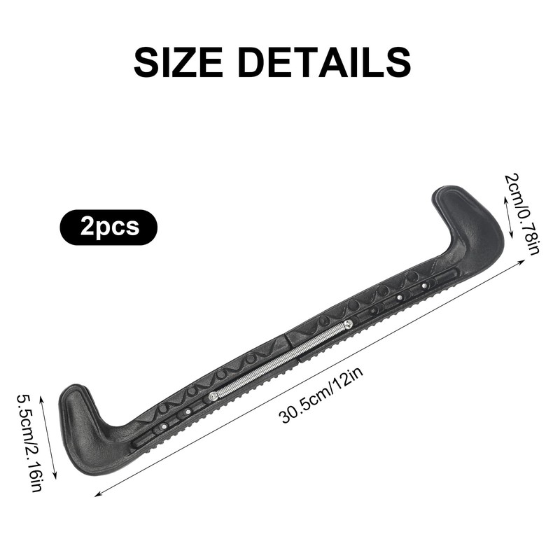 DELAESI Blade Protectors Ice Skates Adjustable Ice Skate Protector with