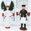 20 Napkins Traditional Wooden Figures Angel Miner Ore Mountains Wood