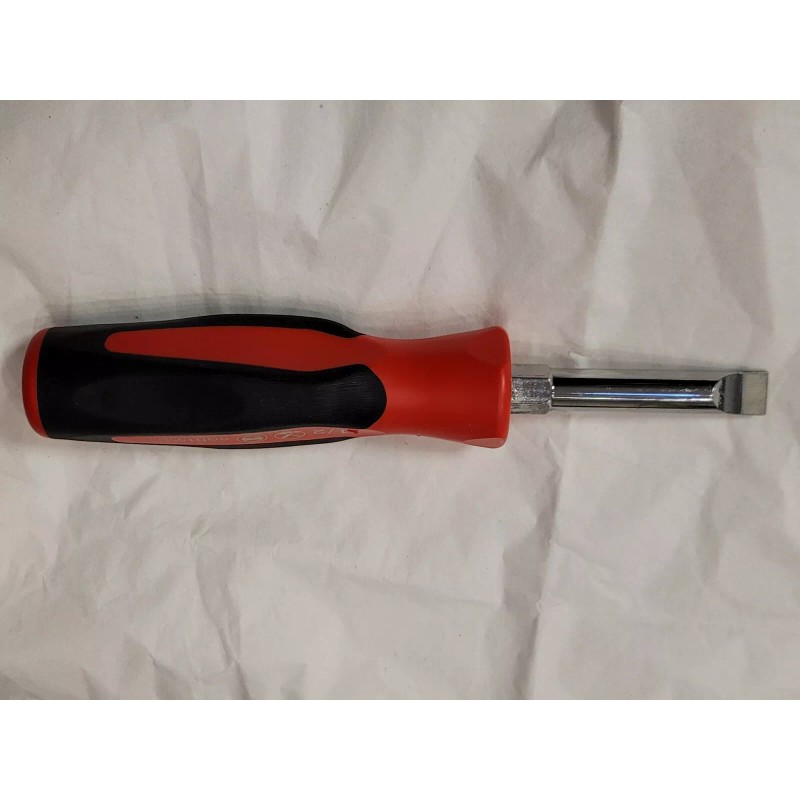 Snap-on Large Marine Aircraft Plug FLAT Slot Screwdriver RED Plastic