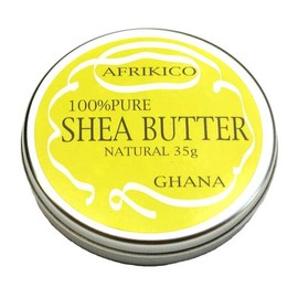 AFRIKICO 100% Pure Shea Butter (Natural, 35g)