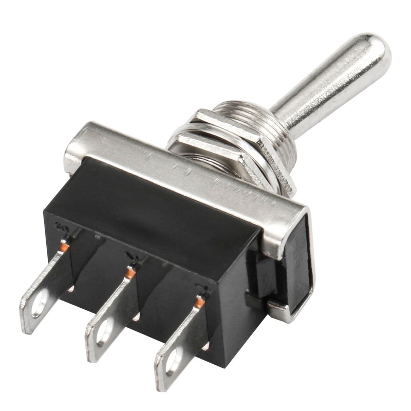 Heschen Metal Toggle Switch Flick Flip, KN3D-102, 12V 25A, ON/ON,