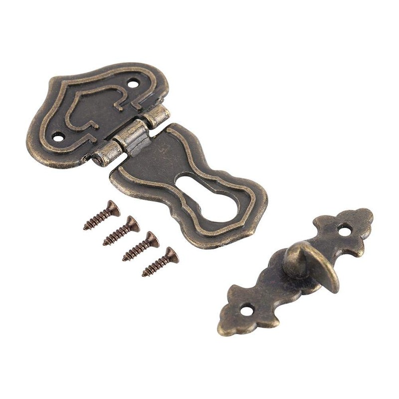 10pcs Latches Box Latches Hasp Mini Box Latch Set Antique