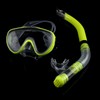 Diving Tempered Glass Snorkel Set Full Dry Breathing Tube Snorkeling
