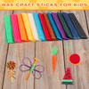 Tivcck 1000 PCS Wax Craft Sticks,Bendable Sticky Wax Yarn Sticks,Reusable