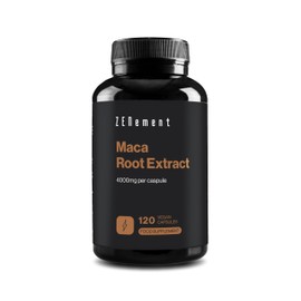 Peruvian Maca – Root Extract Standardised to Macaenes and Macamides – 4000 mg Whole Plant per Capsule – for Men and Women – 120 Vegan Capsules – 4-Month Supply – Zenement