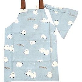 Kids Apron with Triangle Cloth Multi Shidaya Kids Apron M (Blue)