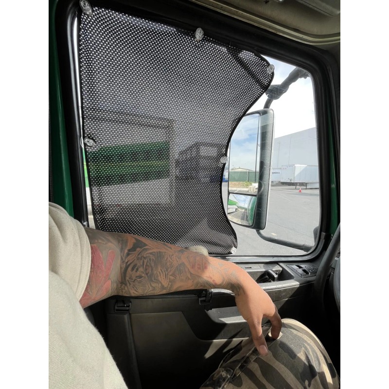 2Pcs For Semi-Truck Car Side Window Sun Shade Cover Shield