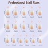 Misssix Ombre Puntas de Uñas de Gel, 160 Piezas, Gradiente