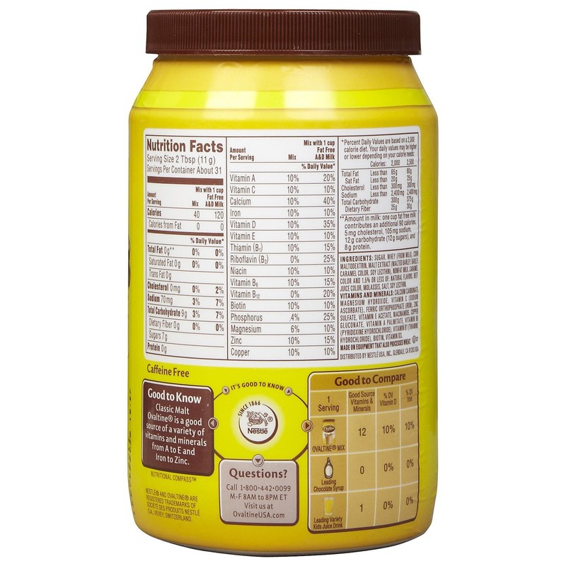 Ovaltine Classic Malt - 12 oz