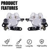 CNCMOTOK Front Right & Left Brake Caliper With Pads Compatible