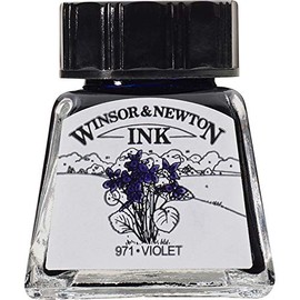 Winsor & Newton Specialty Ink, Bottle, 14ml, Violet