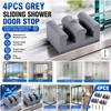 xhziy 4 Pcs Sliding Shower Door Stopper 2 Inch Gray
