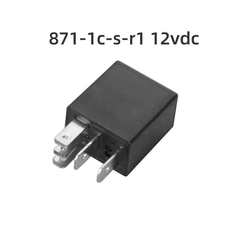 4pcs Relay 871-1C-S-R1 12VDC 5Pins 35/20A Power Relay, High-Performance Micro