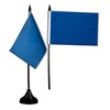 Flaggenfritze Table Flag Plain Blue + Free Sticker