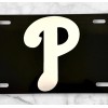 Unbranded Philadelphia Phillies Aluminum Laser Engraved Front License Plate! Looks