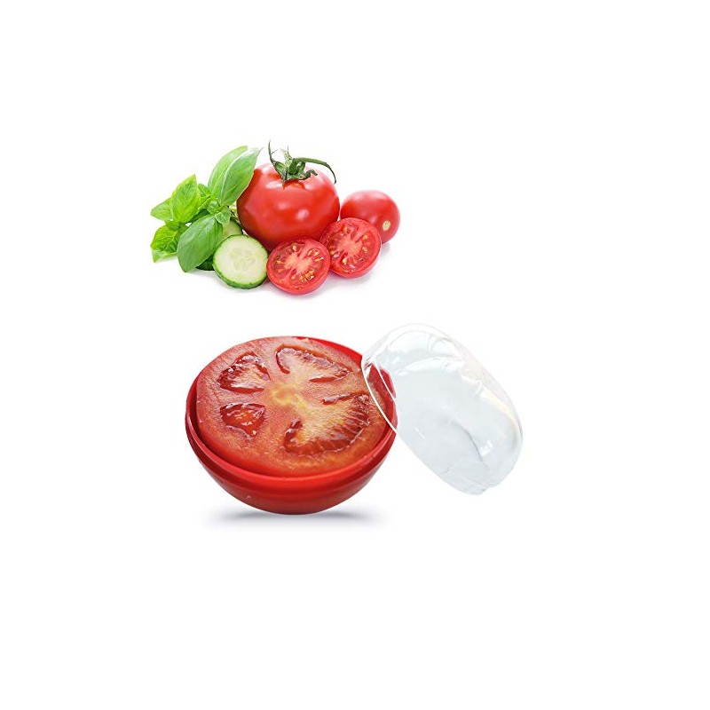 DIMVKA Tomato Storage Containers, Tomato Saver Keeper Fruit and Vegetable
