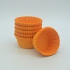 Huaswan Orange Cupcake Liners Greaseproof Paper Standard Baking Cups for