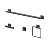Gatco 4055MX Elevate Bathroom Robe Hook, Matte Black