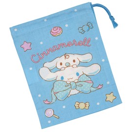 Skater KB63 Sanrio Cinnamoroll, Big Ribbon, Girls Lunch Box, Cup Bag