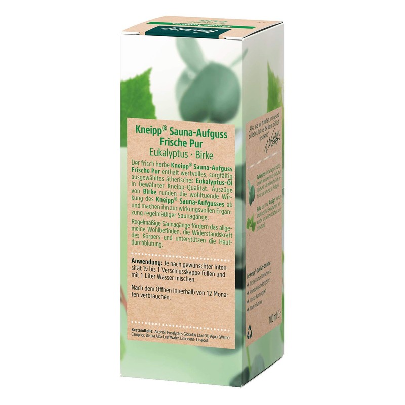 Kneipp Eukalyptus Birke Sauna-Aufguss, 100 ml Solution