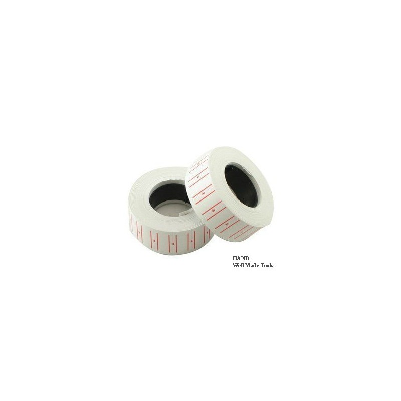 HAND 20 Rolls Price Gun Label Paper – 12,000 Pieces