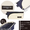 Tokyo Pen Case Canvas Stream Shape Red x Natural NN-251