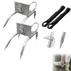 Outdoor Tree-Climbing Anti-Slip Cat Claw Shoes Set Anti-Slip Climbing Gear Portable Tree Spikes for Outdoor Activities