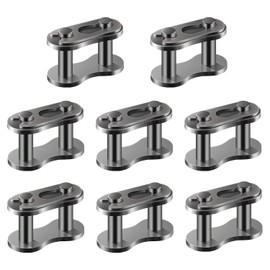 AIEX #520 Chain Link Bicycle Chain, Heavy Duty Chain Master Link with O-Ring Chains Connectors for Motorcycle Dirt Bike Pitpro Pack of 8