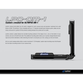 Leofoto LPO-OM-1 L Plate for Olympus OM System OM-1/Mark II