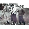 The Three Stooges Golf High Quality Metal Magnet 3x4 inches