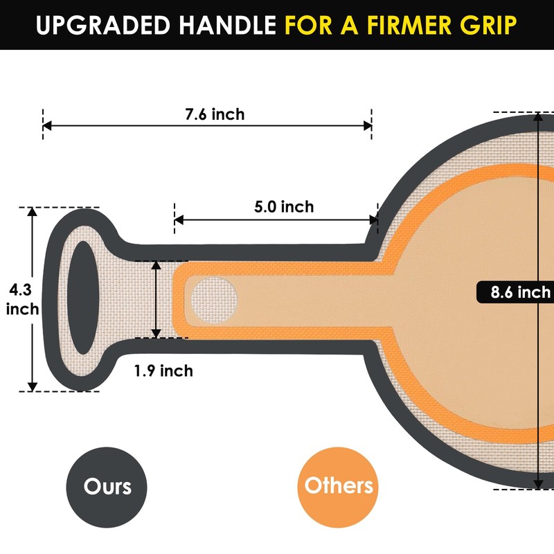 Upgraded Silicone Bread Sling Dutch Oven Liners Sourdough Baking Supplies