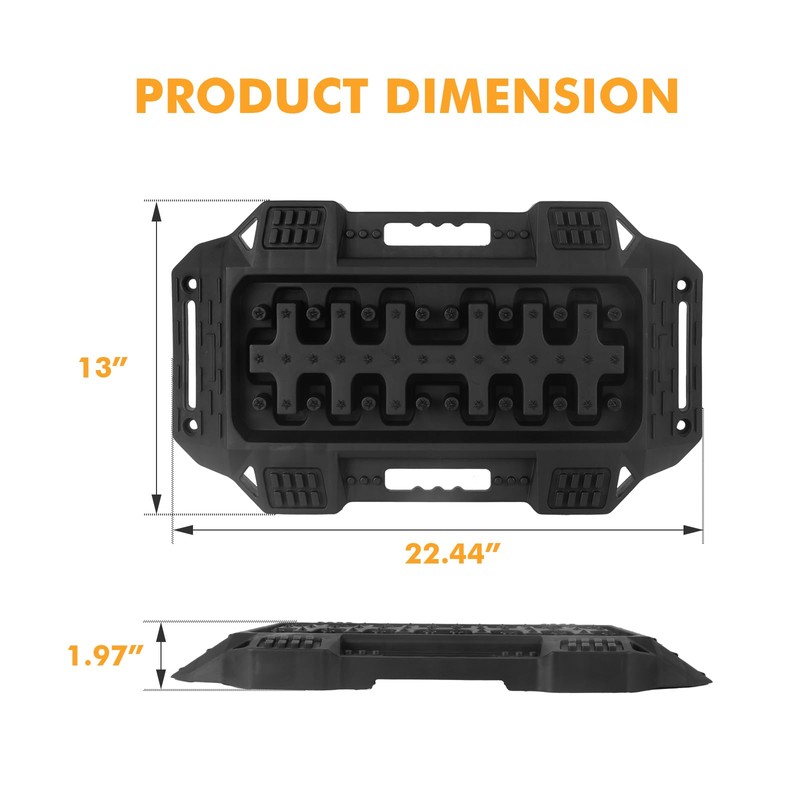 OMU Off-Road Traction Boards for Jeep Mud, Sand, Snow Traction