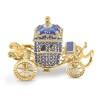 Luxury Giftware by Jere Bejeweled ROYAL BLUE Carriage w/Ring Pad