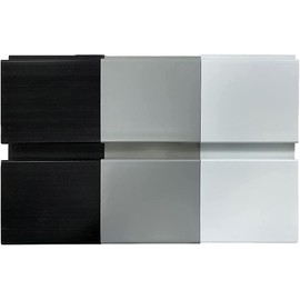 DLDIRECT Slatwall Panel Garage Wall Organizer: Heavy Duty Mounted PVC Rack, Interlocking Slat Paneling for Garage Storage, Slat Wall Board, Shelves System - 3 Color Samples