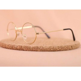 Baby Photography Props Newborn Boy Photo Shoot Outfits Infant Gentleman Glasses (Gold Glasses)