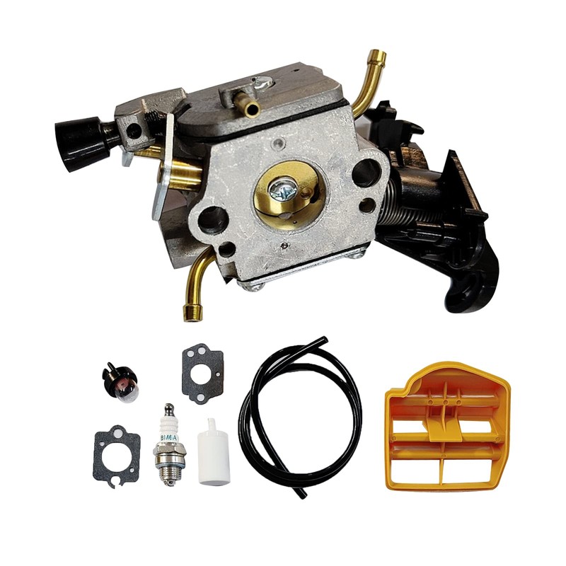 Saihisday C1M-EL37B 445 Replacement for Husqvarna Carburetor with Maintenance Kit