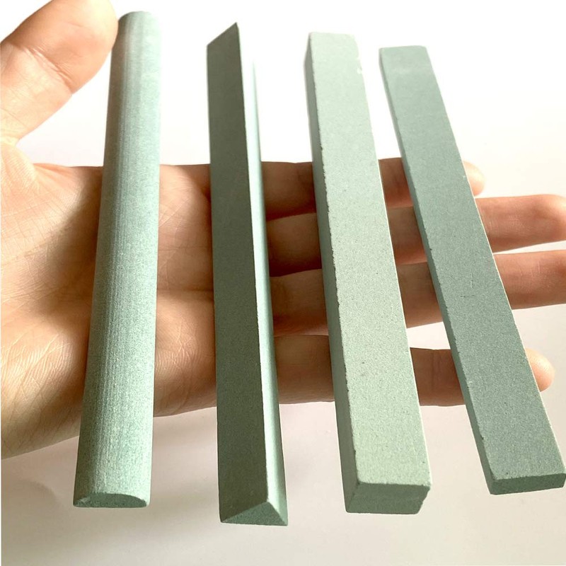 Pewihyer 4PCS Piece Sharpening Stone Set Assorted Shapes Whetstone Stone