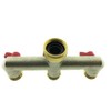 Ventilkappenkönig 3-Way Brass Tap Water Distributor 3 Distributors 3/4 Inch