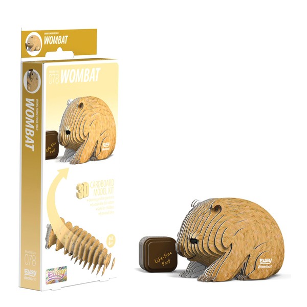 EUGY Wombat 3D Model Craft Kit